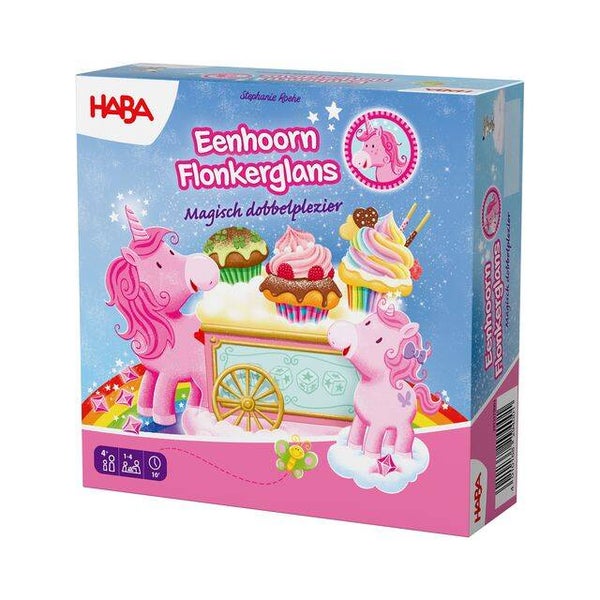 Haba - Eenhoorn Flonkerglans Magisch Dobbelplezier