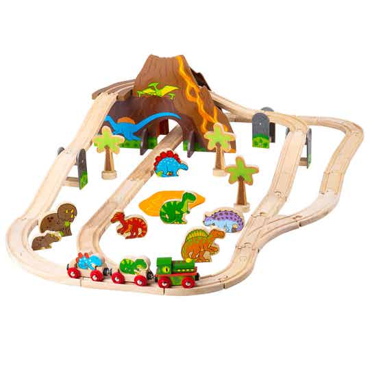 BigJigs - Dinosaurus Trein Set