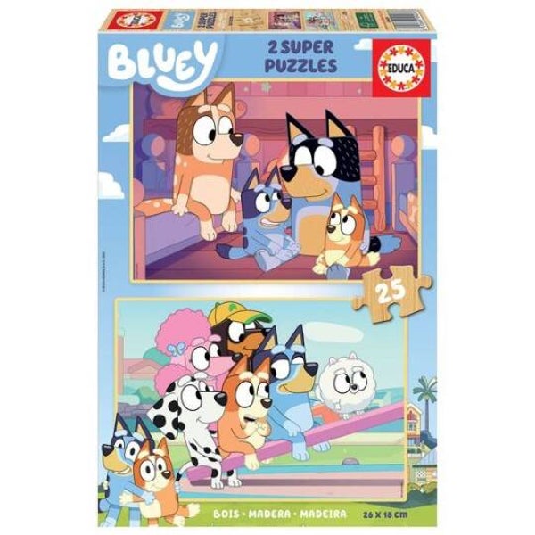 Bluey Houten Puzzel - Educa