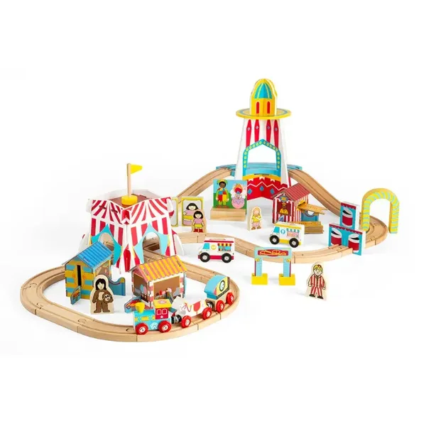 BigJigs - Fun Fair Train Set