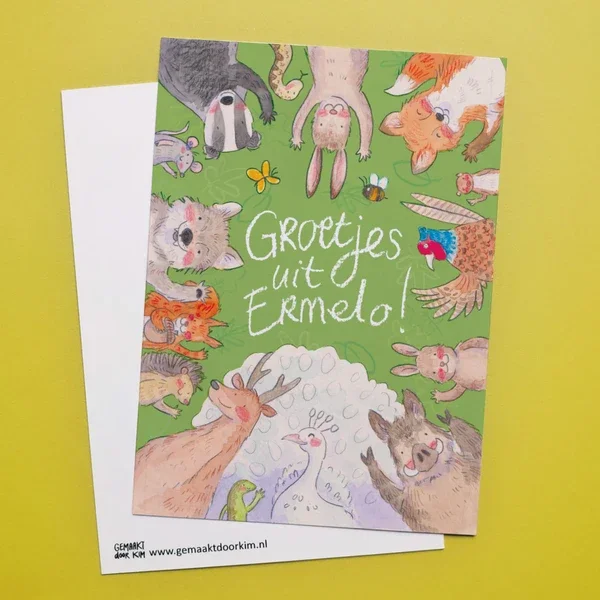 Gemaakt door Kim - Groetjes uit Ermelo