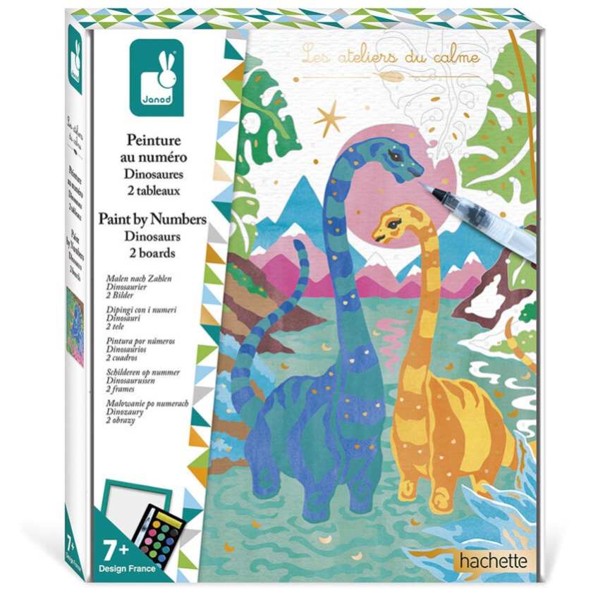 Janod Atelier - Verven op Nummer - Dinosaurussen