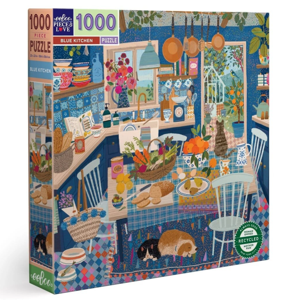 EeBoo Puzzel - Blue Kitchen