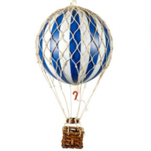 Luchtballon Blue White - Authentic Models