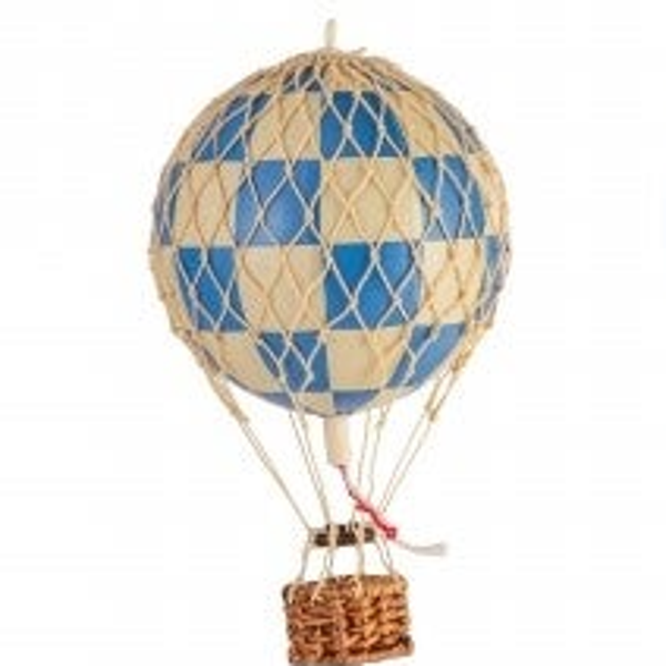 Luchtballon Check Blue - Authentic Models