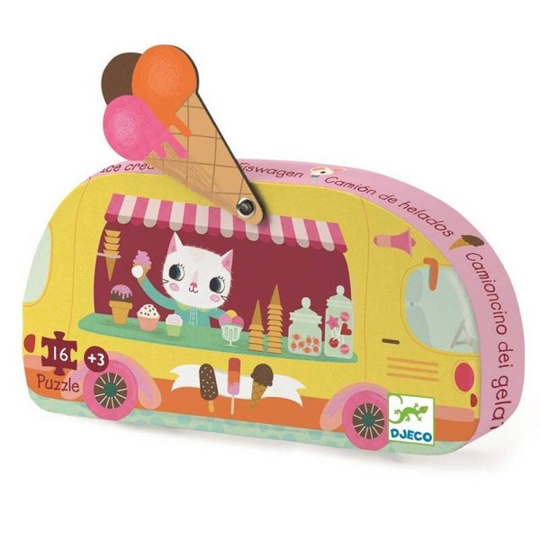 Djeco - IJscowagen Puzzel 16st