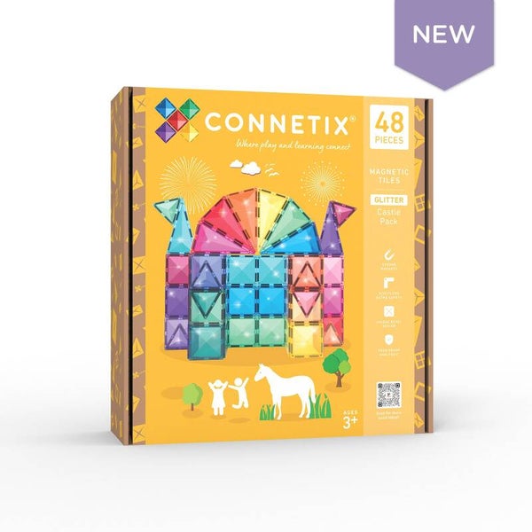 Connetix - Glitter Castle Pack 48 stuks