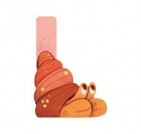 Moulin Roty - Letter L - Oranje