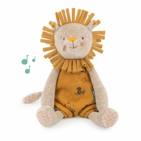 Moulin Roty - Muziekknuffel Leeuw - Sous mon Baobab
