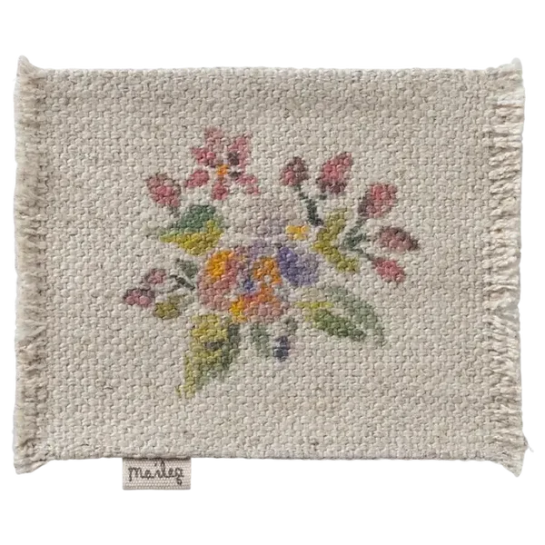 Maileg - Vloerkleed, Rug Flowers, Small