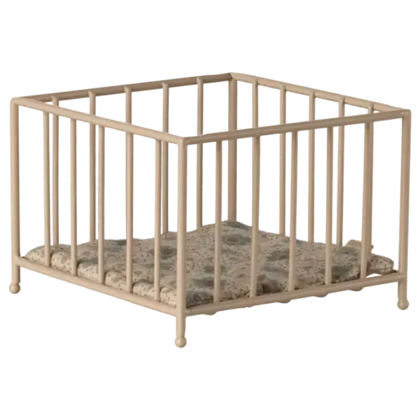 Maileg - Metalen baby box, My playpen - Rose