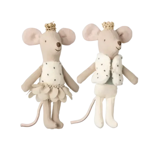 Maileg - Koninklijke tweeling, Kleine zus en broer, Royal twins, Mice
