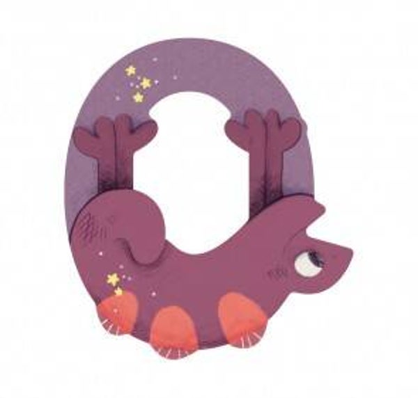Moulin Roty - Letter O - Paars
