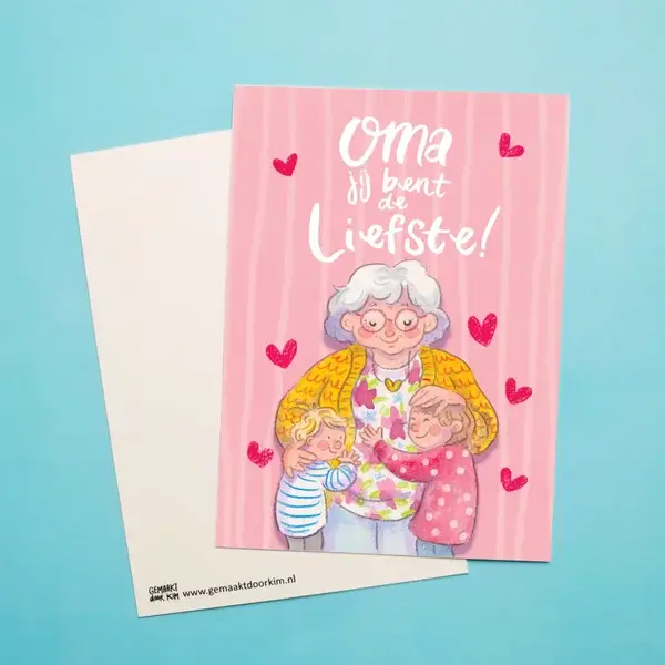 Gemaakt door Kim - Oma jij bent de liefste