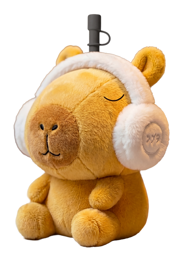 Asobu Drinkfles RVS - Fuzzie Capybara