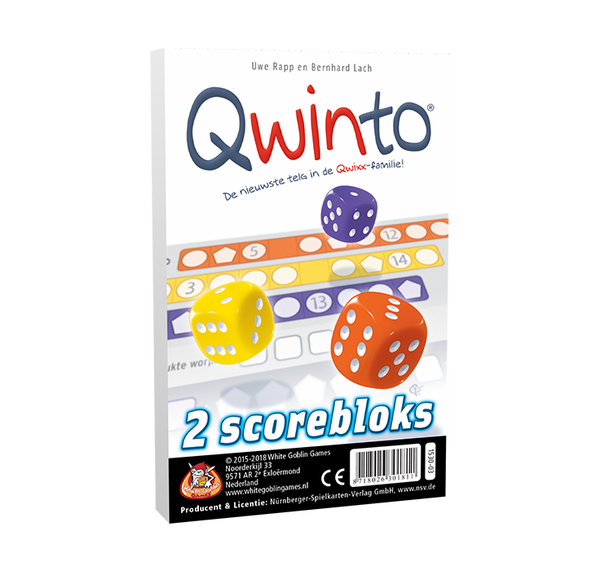 Qwinto Extra Scorebloks - White Goblin Games