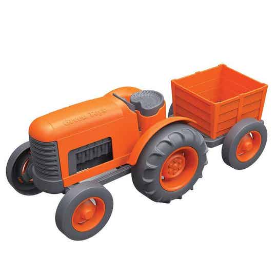 Green Toys - Tractor Oranje