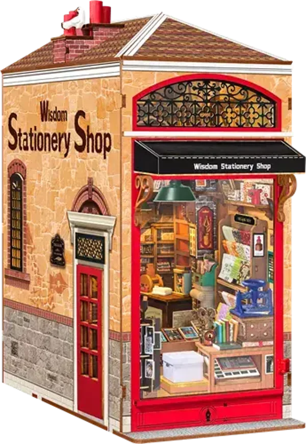 Robotime - Book Nook Wisdom Stationery Shop