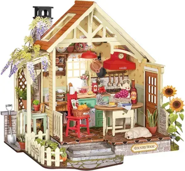 Robotime - Sunlit Farmhouse Kitchen