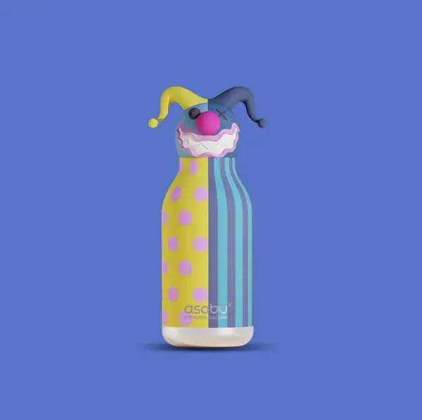Asobu Drinkfles RVS - Spookie - Clown