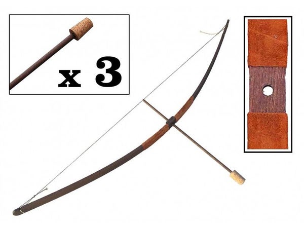 Kalid Medieval - Houten Pijl en Boog - Bruin