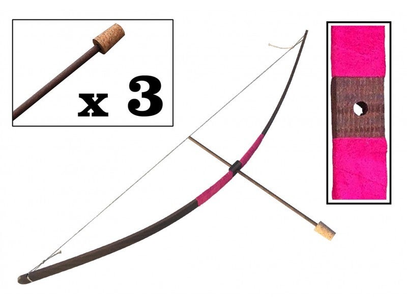 Kalid Medieval - Houten Pijl en Boog - Roze