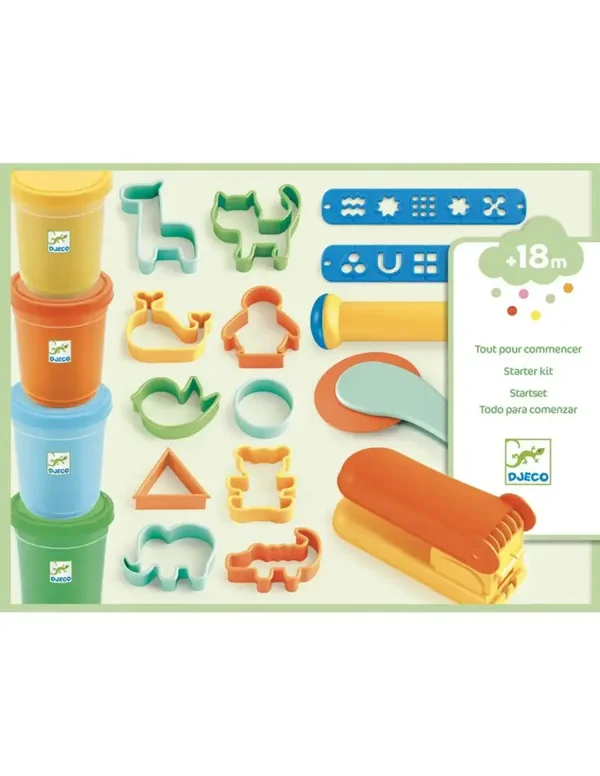 Djeco - Boetseerklei Starterset Pastel