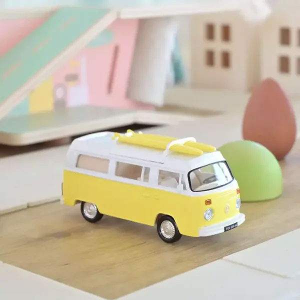 Norev - Volkswagen Combi T2 Camper Van 1973 Yellow