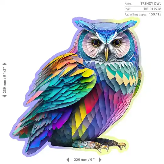 Woodencity - Trendy Owl