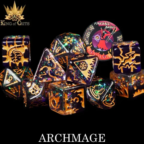 DnD Dice - Archmage - 11 Dice Set