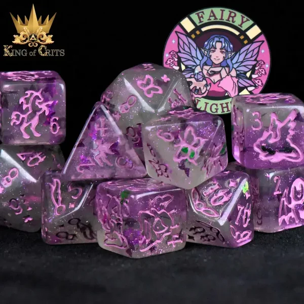 DnD Dice - Fairy Flight - 11 Dice Set