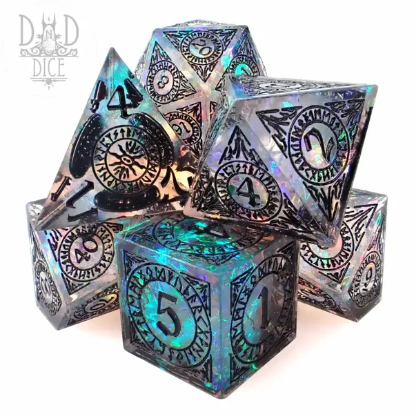 D&D Dice - Halls of Asgard (Handmade)