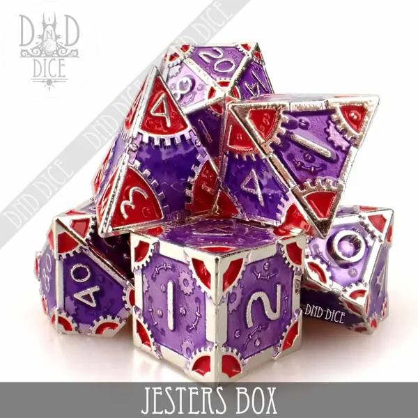 D&D Dice - Jesters Box (Metal)