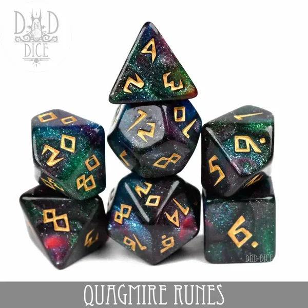 D&D Dice - Quagmire Runes