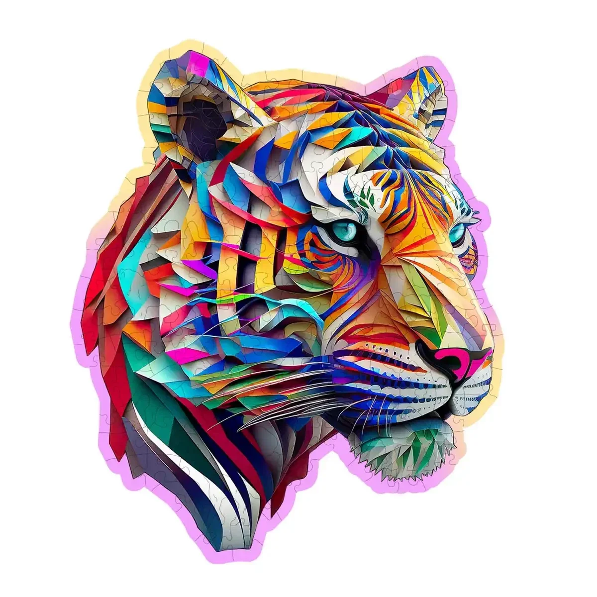 Woodencity - Colorful Tiger