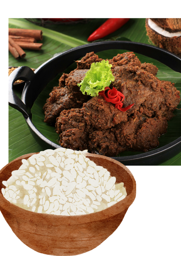 rijst rendang