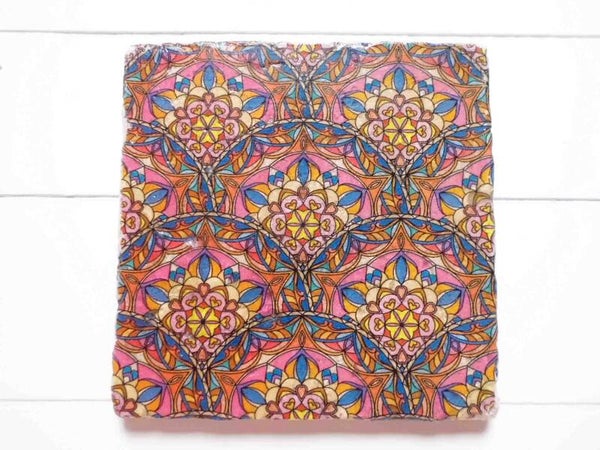 Fliese Untersetzer JUGENDSTIL *  Deko Kachel  / Art Nouveau  # 24- Wohndeko