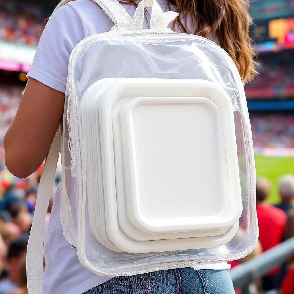 See through back pack