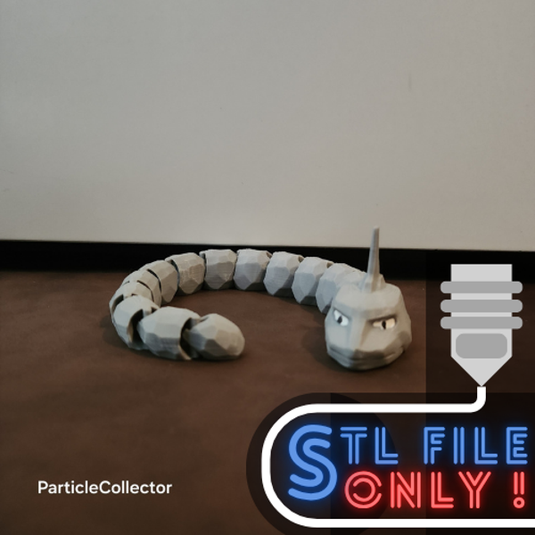 STL File: Wibbely Wobbely Rockserpent