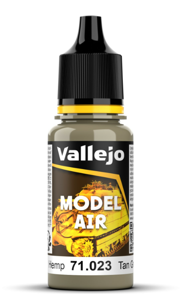 Vallejo Model Air 71023 Hemp Tan Green