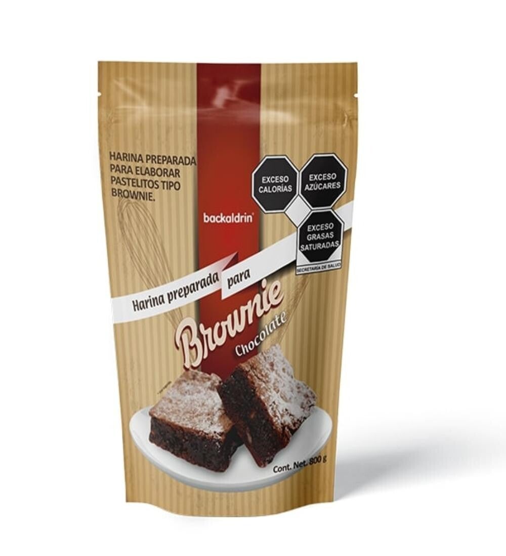 Harina preparada para brownie 800 g Backaldrin
