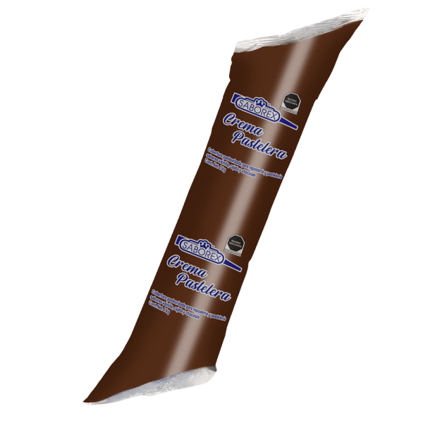 Crema pastelera Saborex sabor cajeta 1 kg