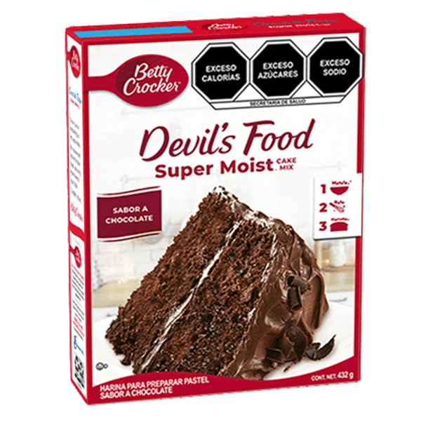 Devil's food Super Moist Cake Mix Betty Crocker