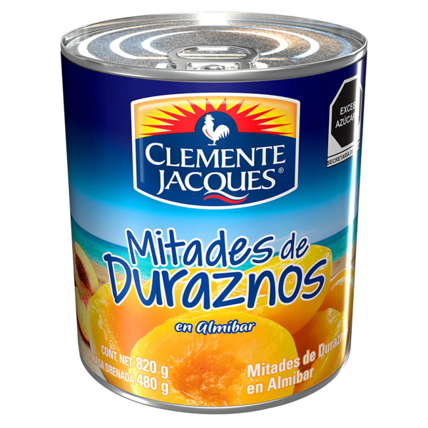 Duraznos en Almíbar Clemente Jacques 820 g