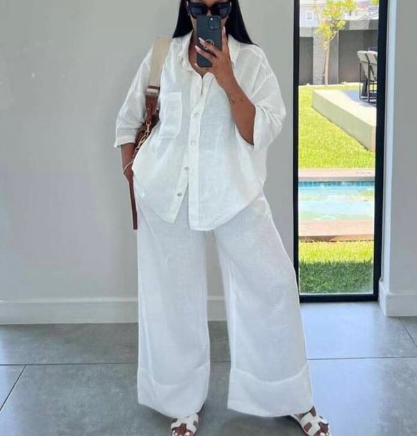 SEREN all white oufit