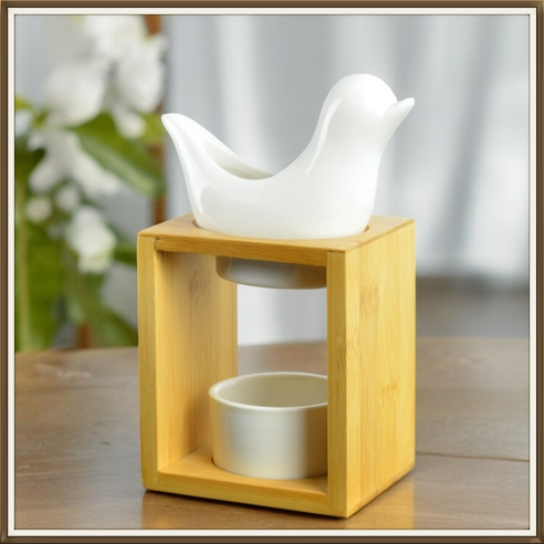 Brule-parfum Birdy blanc