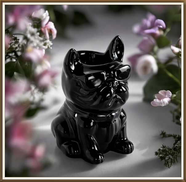 Brule-parfum Chien Bouledogue