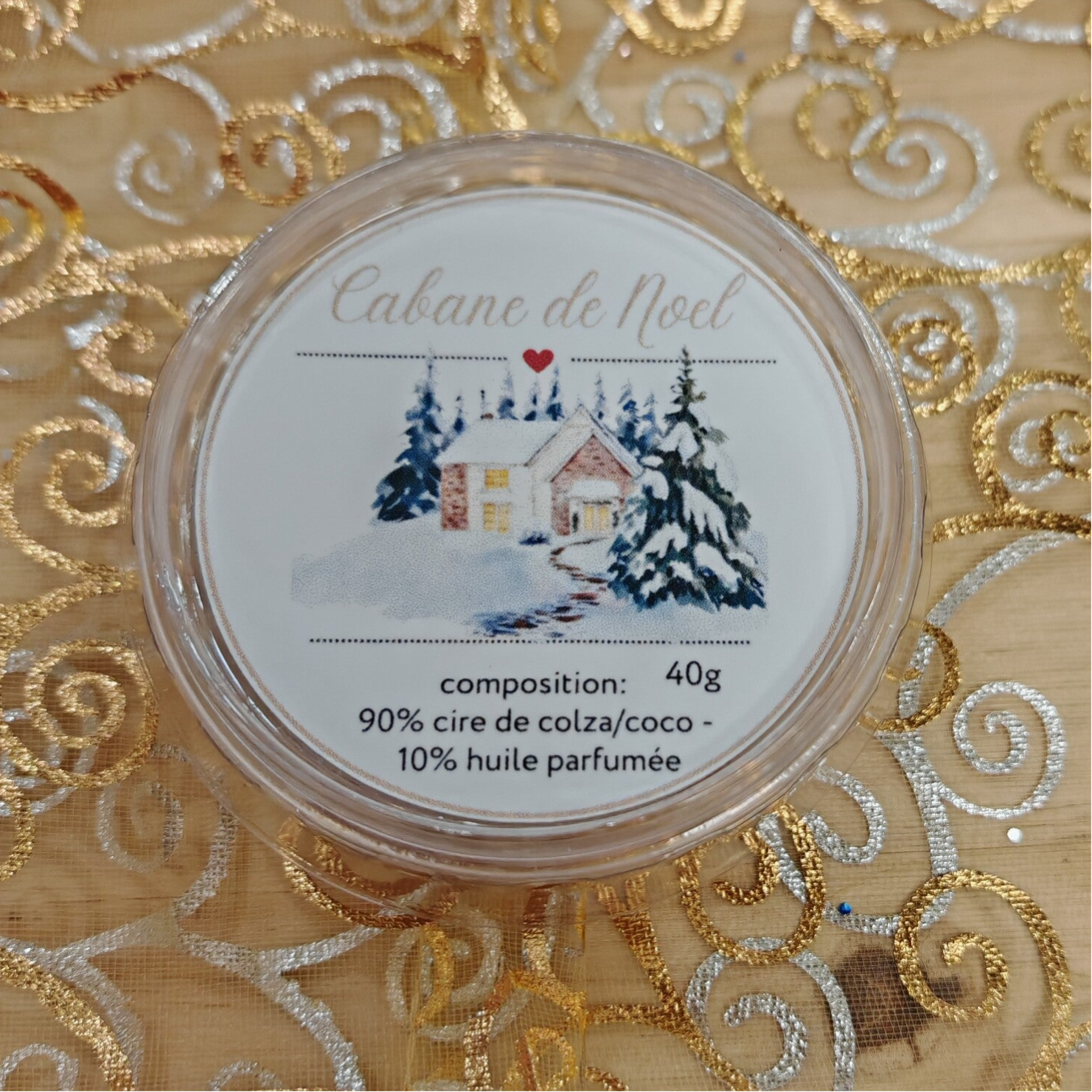 Pot fondant - Cabane de noel