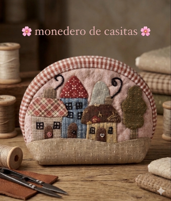 monedero de casita