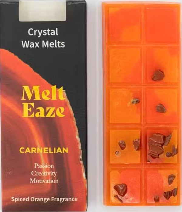 15x Fondants Parfumés MeltEaze 50g – Feu de cornaline – Orange épicée